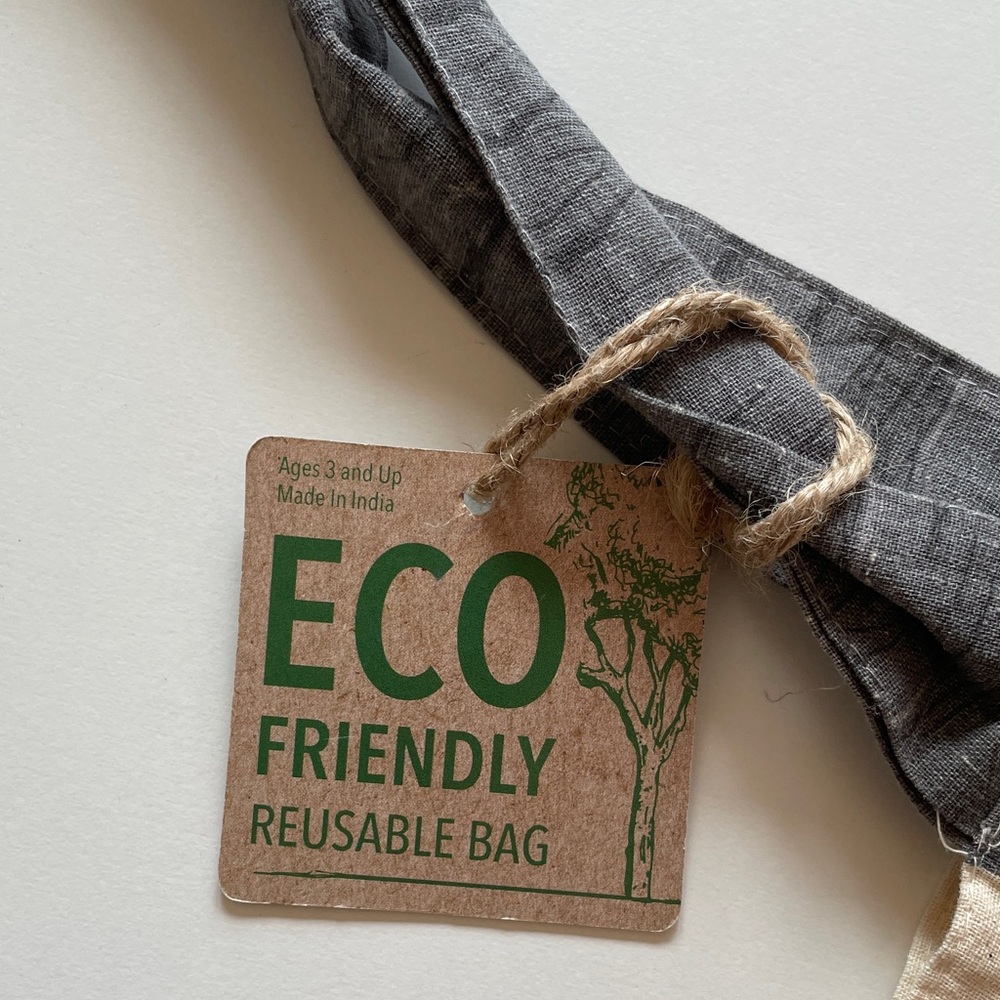 Eco Friendly Tote Bag Cotton Natural - Picture 3 of 13
